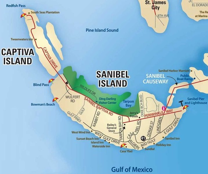 Sanibel Map
