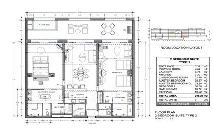 Vista Encantada 2 Bedroom Floor Plan