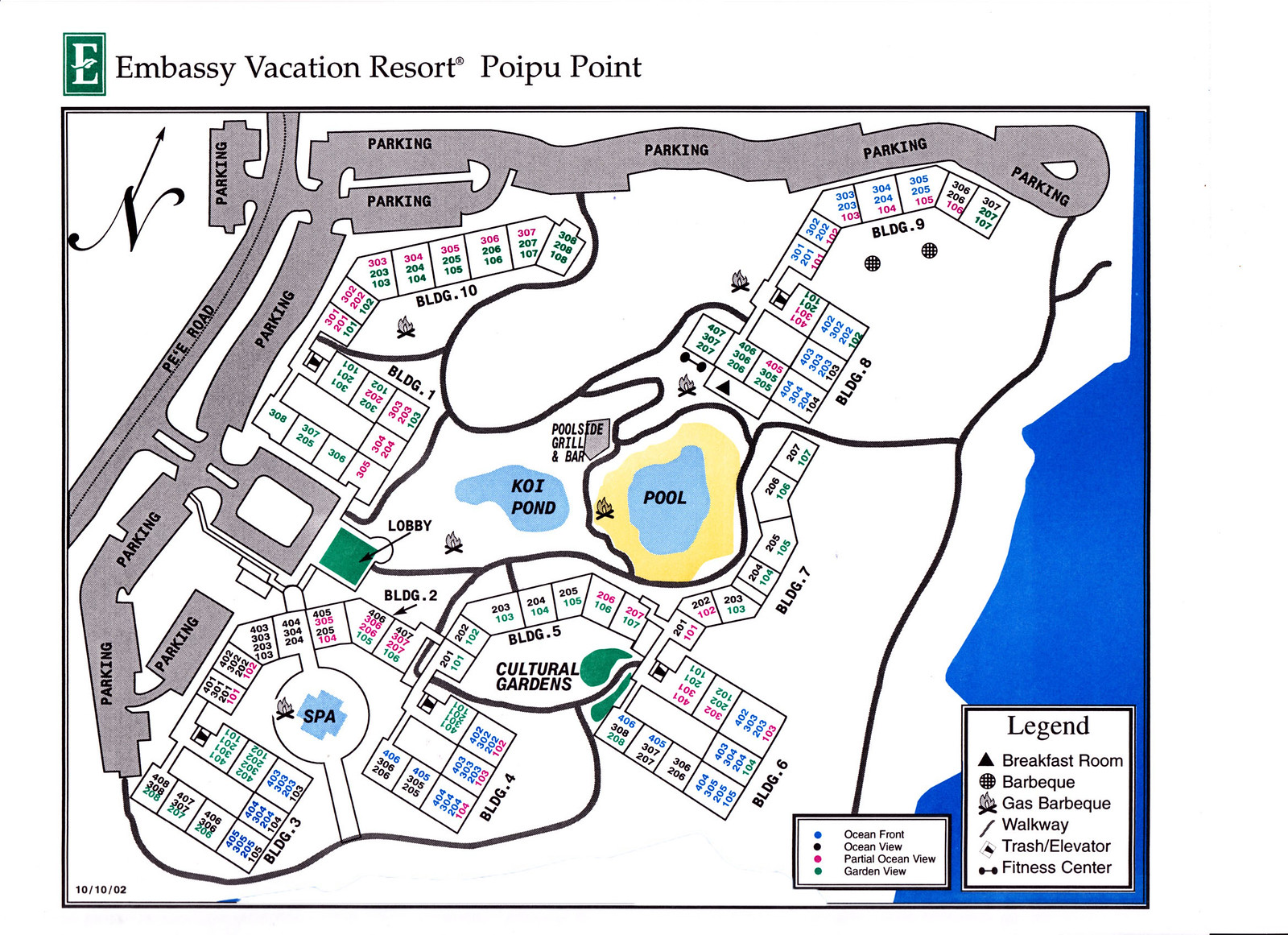 Point at Poipu Point Resort Map